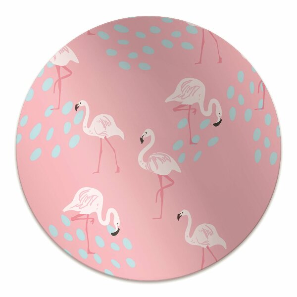Podložka pod kolieskovú stoličku Flamingos