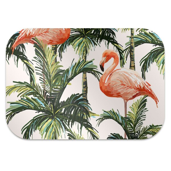 Podložka pod kolieskovú stoličku Flamingos