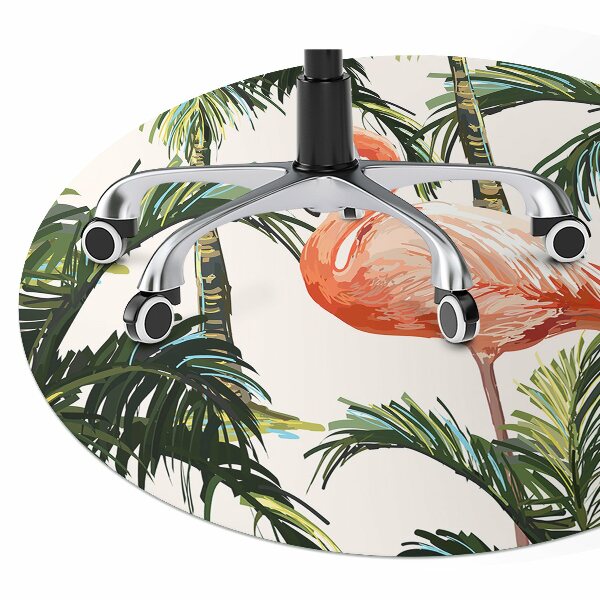Podložka pod kolieskovú stoličku Flamingos