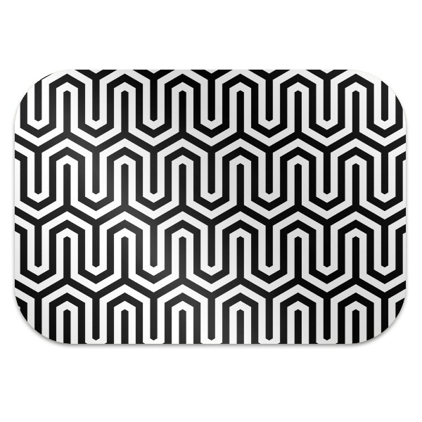 Podložka pod kancelársku stoličku geometrický vzor
