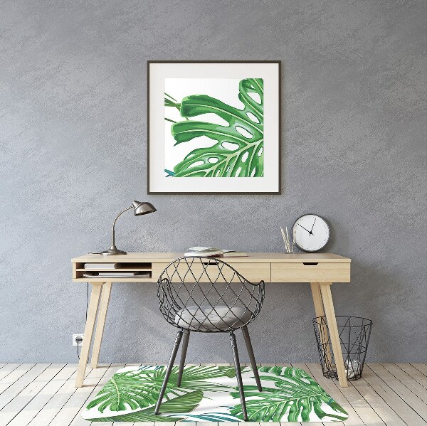 Podložka pod kolieskovú stoličku Monstera