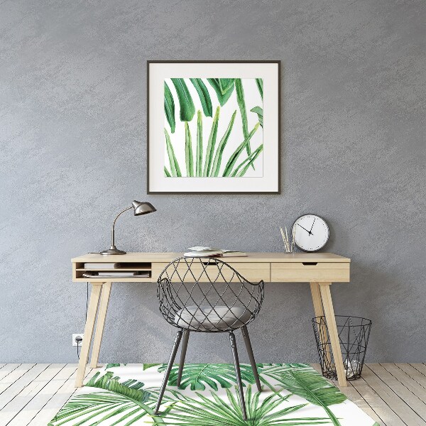 Ochranná podložka pod stoličku Palma a Monstera