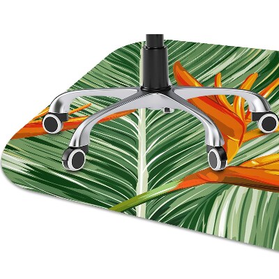Ochranná podložka pod stoličku palmové listy