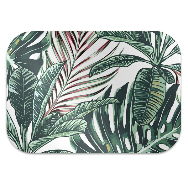 Ochranná podložka pod stoličku tropické palm