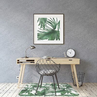 Ochranná podložka pod stoličku palmové listy