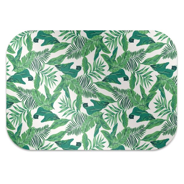 Podložka pod kolieskovú stoličku tropical leaf