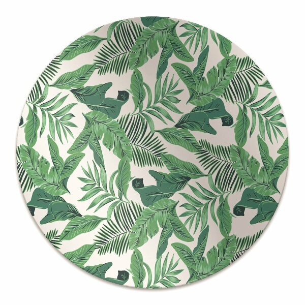 Podložka pod kolieskovú stoličku tropical leaf