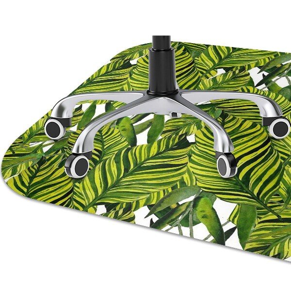 Ochranná podložka pod stoličku listy Jungle