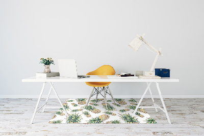 Podložka pod kolieskovú stoličku ananásy