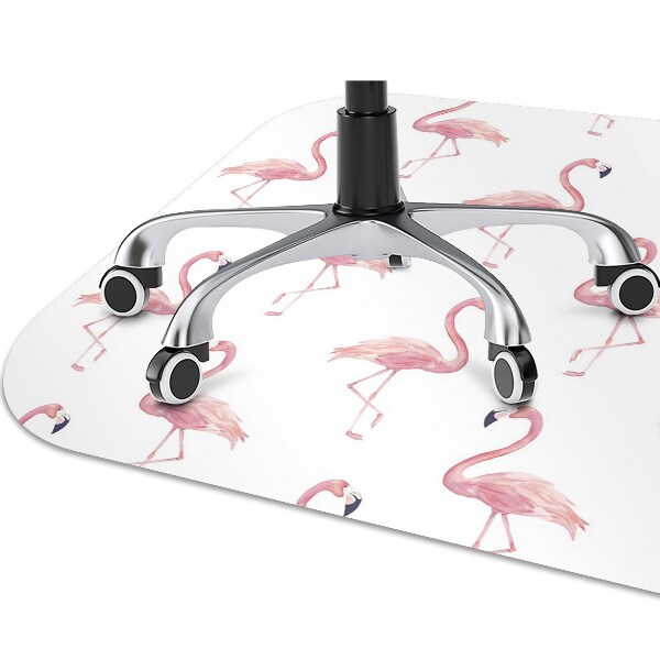 Podložka pod kolieskovú stoličku Flamingos