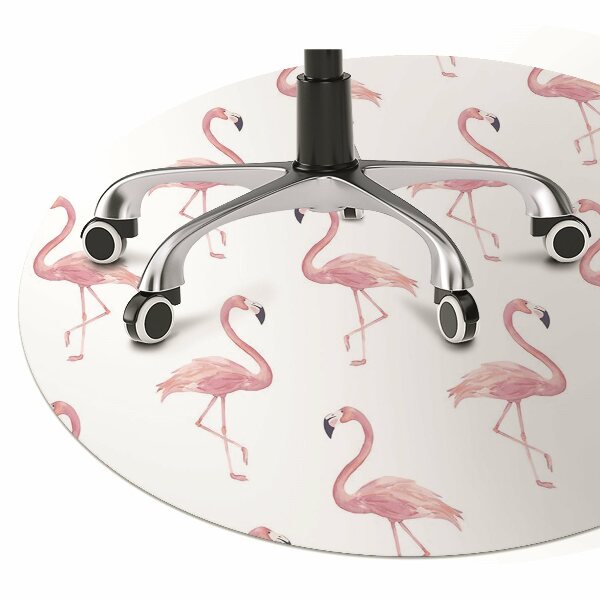 Podložka pod kolieskovú stoličku Flamingos