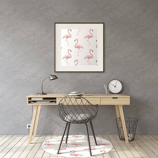 Podložka pod kolieskovú stoličku Flamingos