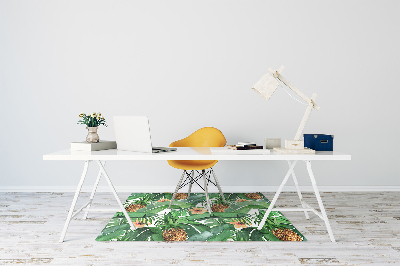 Ochranná podložka pod stoličku ananás lístia