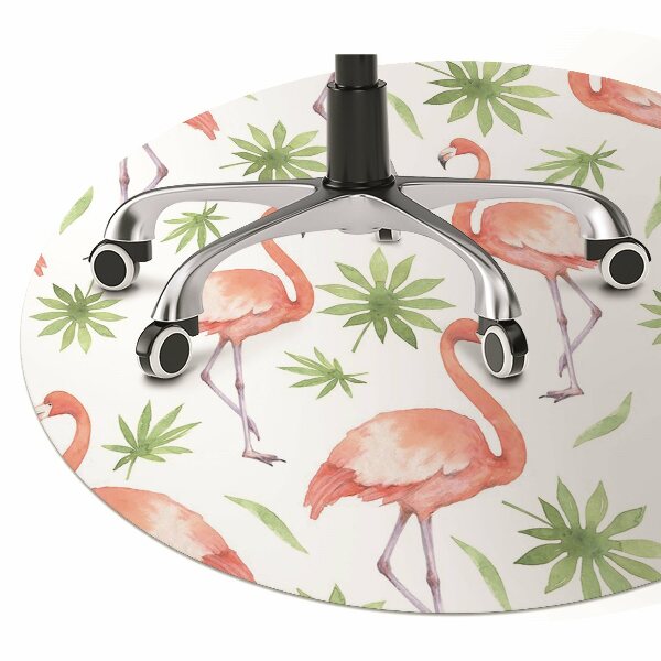 Podložka pod kolieskovú stoličku Flamingos