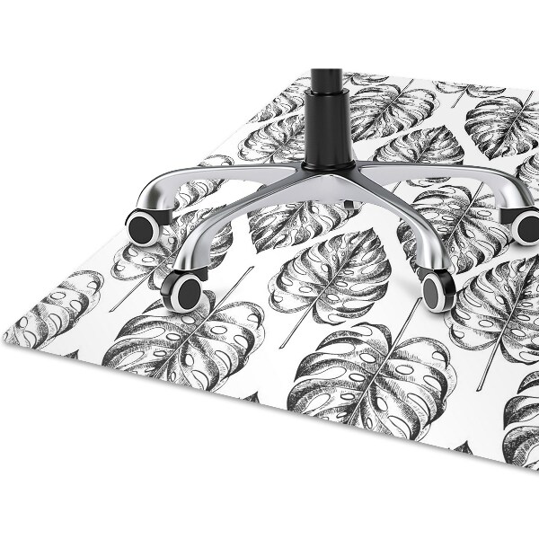 Podložka pod kolieskovú stoličku Monstera