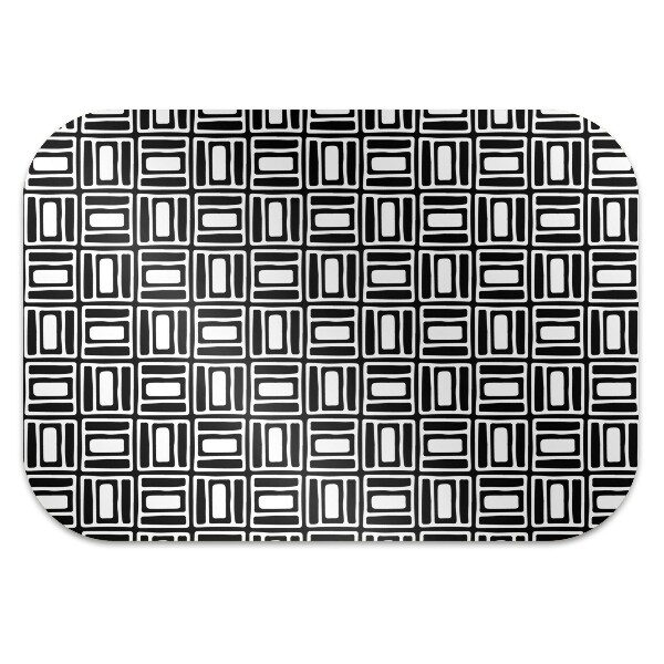 Podložka pod kancelársku stoličku geometrický vzor