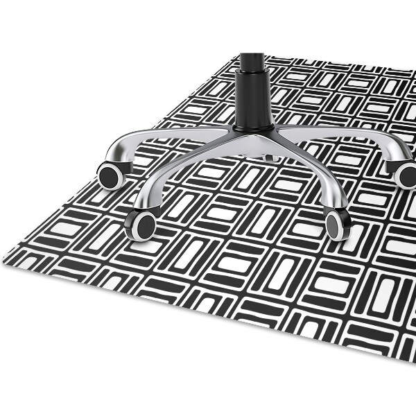 Podložka pod kancelársku stoličku geometrický vzor