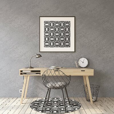 Podložka pod kancelársku stoličku geometrický vzor