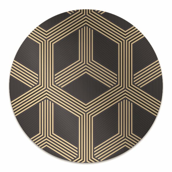 Podložka pod kancelársku stoličku geometrický vzor