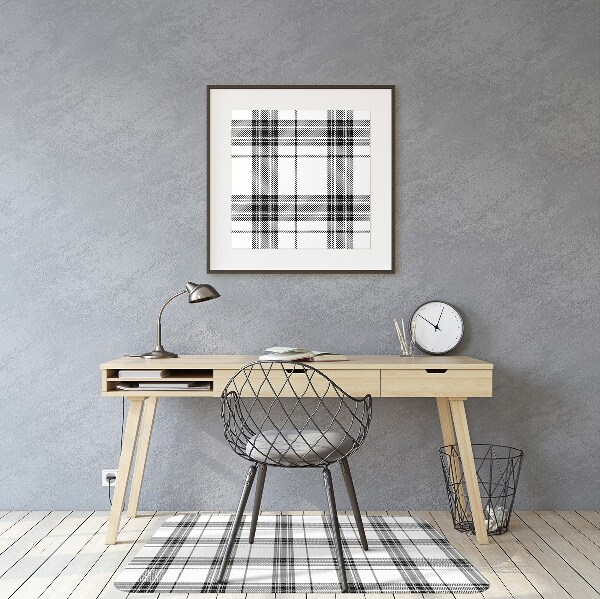Podložka pod stoličku plaid pattern