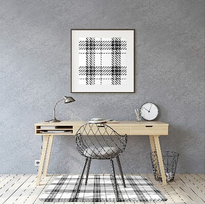 Podložka pod stoličku plaid pattern