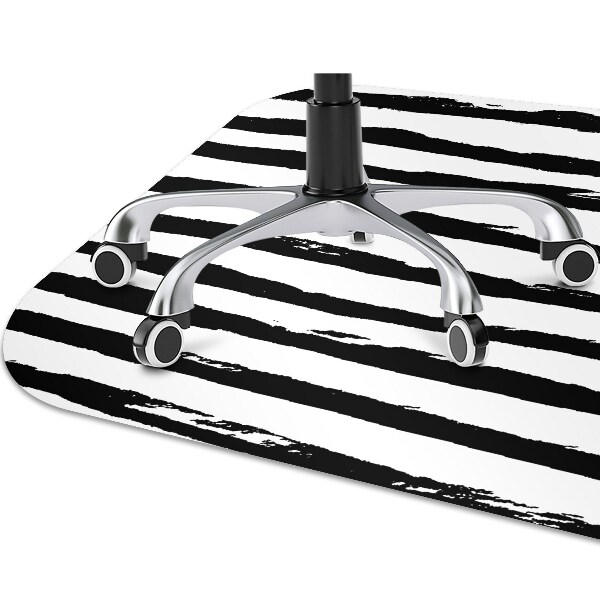 Ochranná podložka pod stoličku zebra