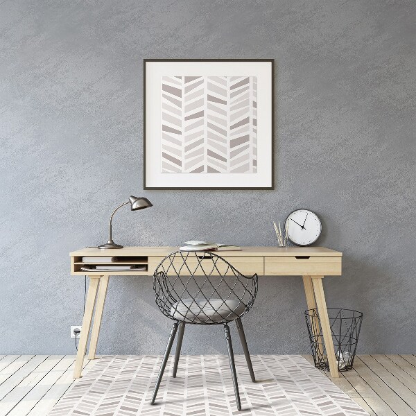Podložka pod stoličku geometria herringbone