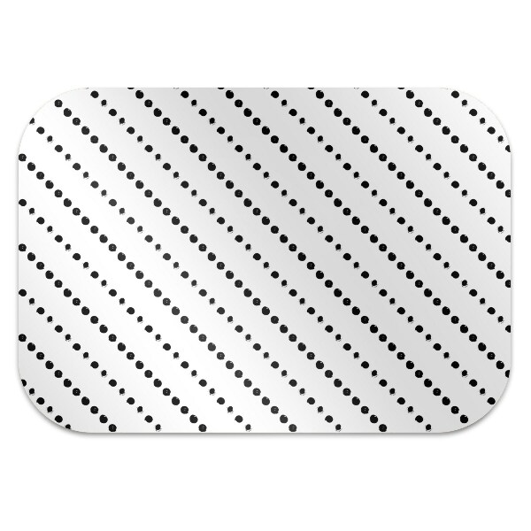 Ochranná podložka pod stoličku bodka geometrie