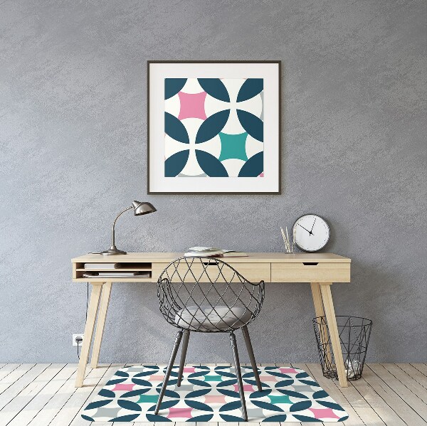 Podložka pod stoličku Pastel retro pattern
