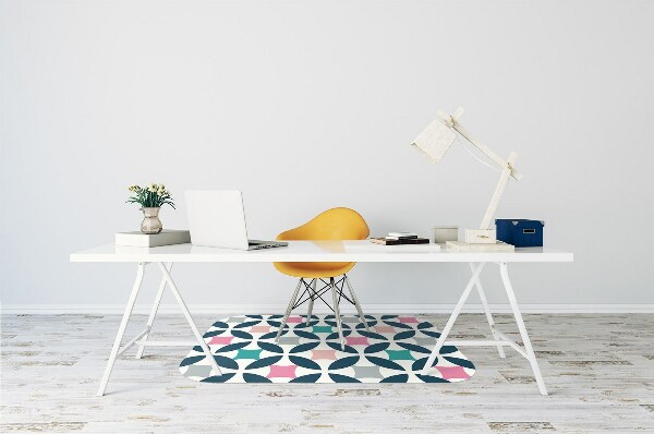 Podložka pod stoličku Pastel retro pattern