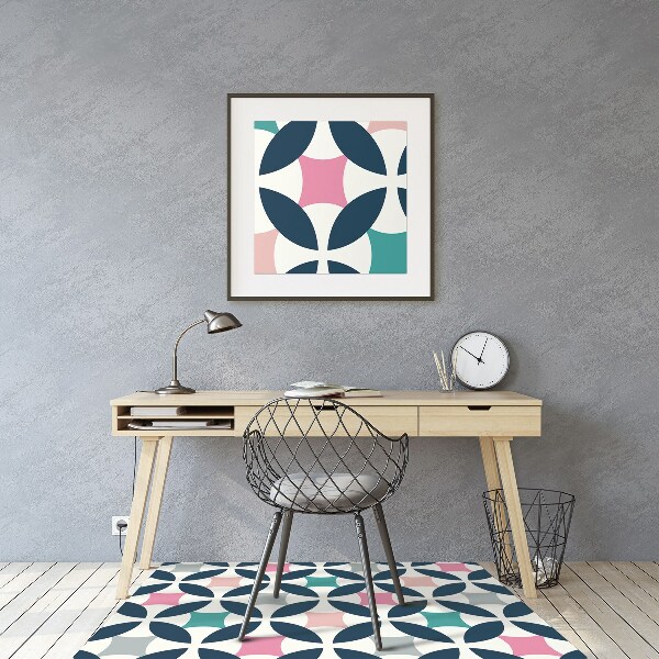 Podložka pod stoličku Pastel retro pattern