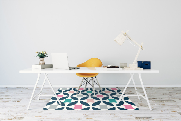 Podložka pod stoličku Pastel retro pattern