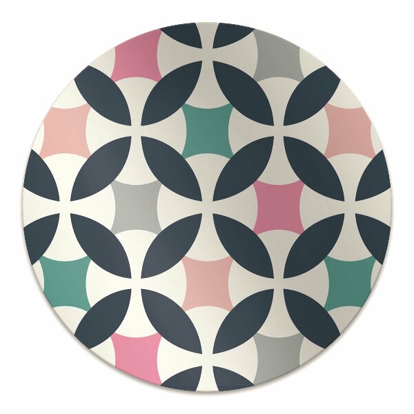 Podložka pod stoličku Pastel retro pattern