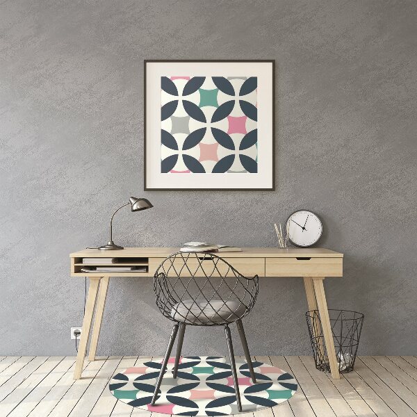 Podložka pod stoličku Pastel retro pattern