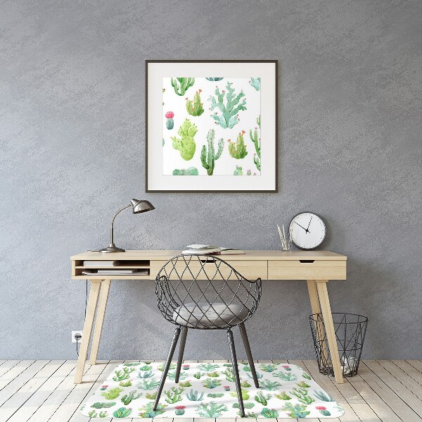 Podložka pod stoličku malá Cacti