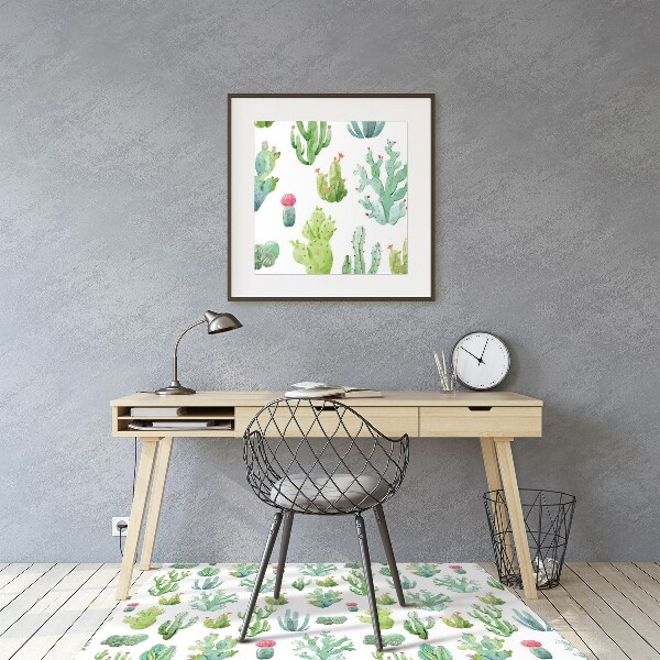 Podložka pod stoličku malá Cacti