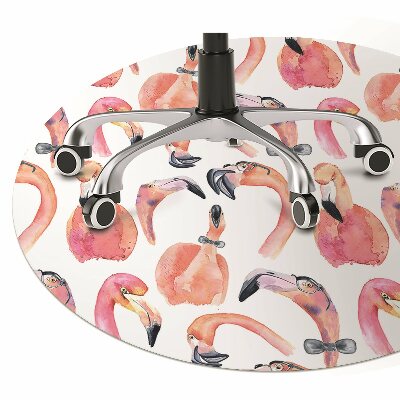 Ochranná podložka pod stoličku blázon Flamingos