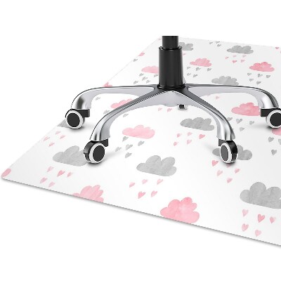 Ochranná podložka pod stoličku minimalistické mraky