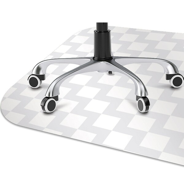 Ochranná podložka pod stoličku 3D model štvorcov