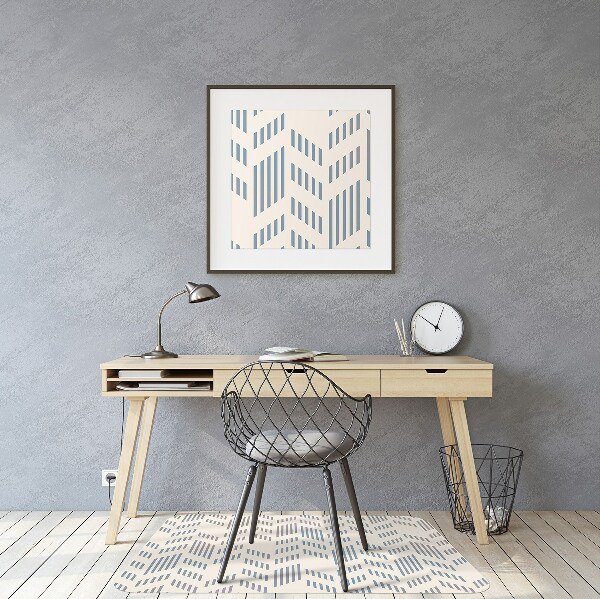 Podložka pod stoličku geometrické herringbone