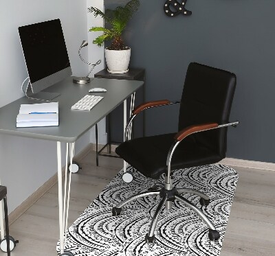 Podložka pod kancelársku stoličku abstraktné vzor