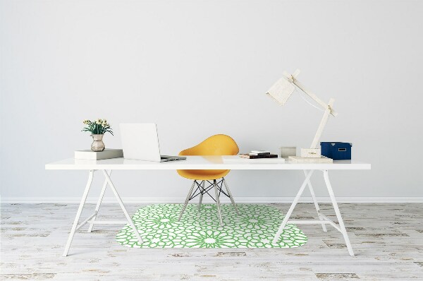 Ochranná podložka pod stoličku orientálne kvety