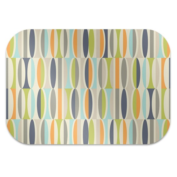 Ochranná podložka pod stoličku retro pattern