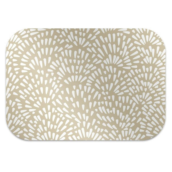 Podložka pod kolieskovú stoličku Tears Beige Boho