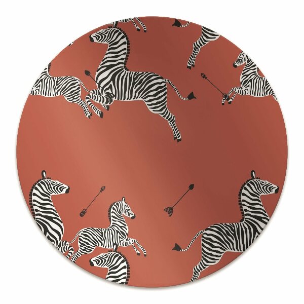 Podložka pod kolieskovú stoličku zebra
