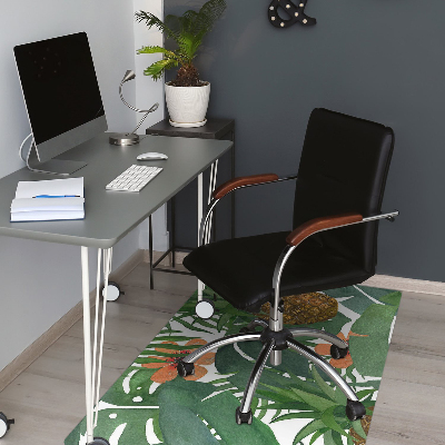 Podložka pod kancelársku stoličku tropický ananás