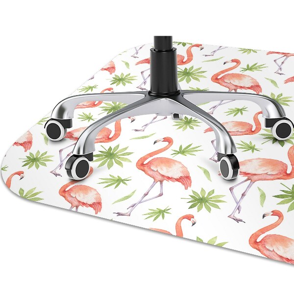 Podložka pod kolieskovú stoličku Flamingos