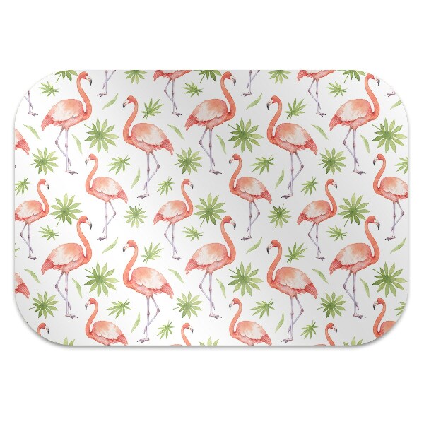 Podložka pod kolieskovú stoličku Flamingos