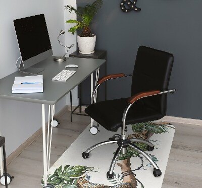 Podložka pod kancelársku stoličku Gepardy na vetve