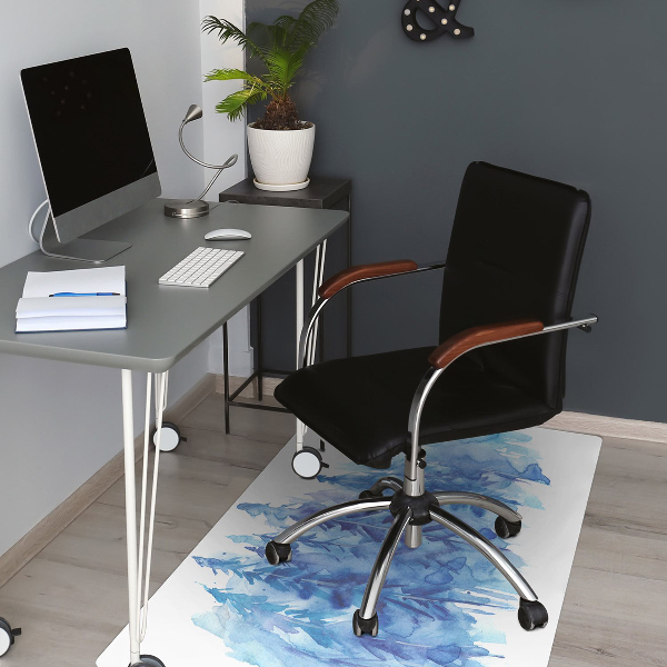 Podložka pod stoličku Akvarel zimné les
